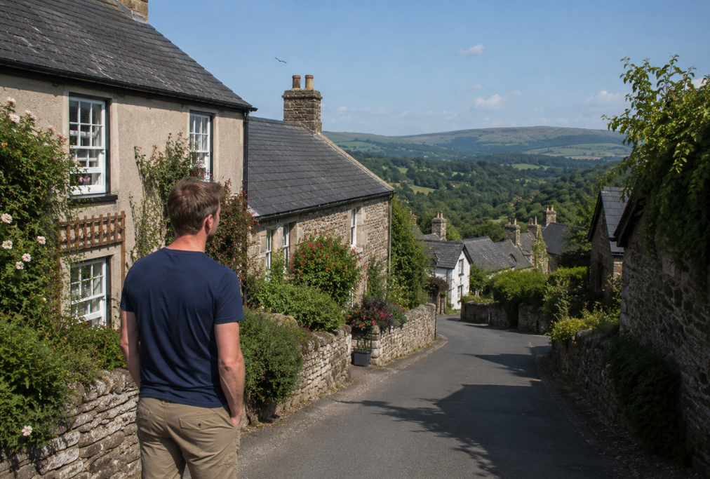 British countryside on the drive