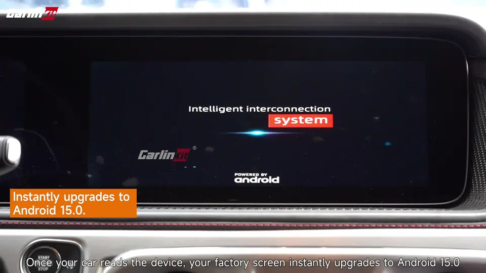 BMW X1 Infotainment-Bildschirm mit Carlinkit Android 15-System