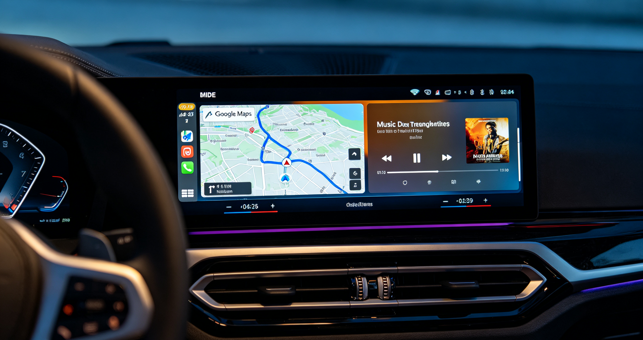 BMW i3 owner dealing with phone mount and cable clutter on the dashboard