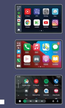 Apple CarPlay running on a factory car screen after connecting the TBox Ambient