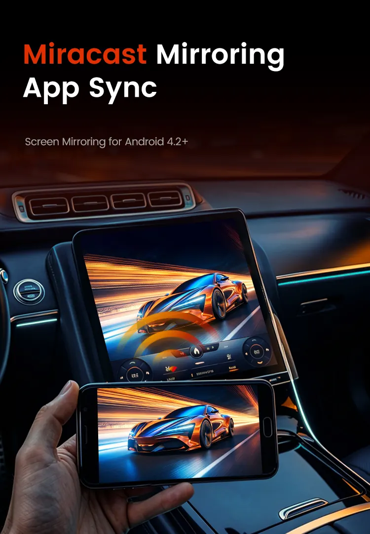 Miracast mirroring app sync, screen mirroring for Android 4.2+