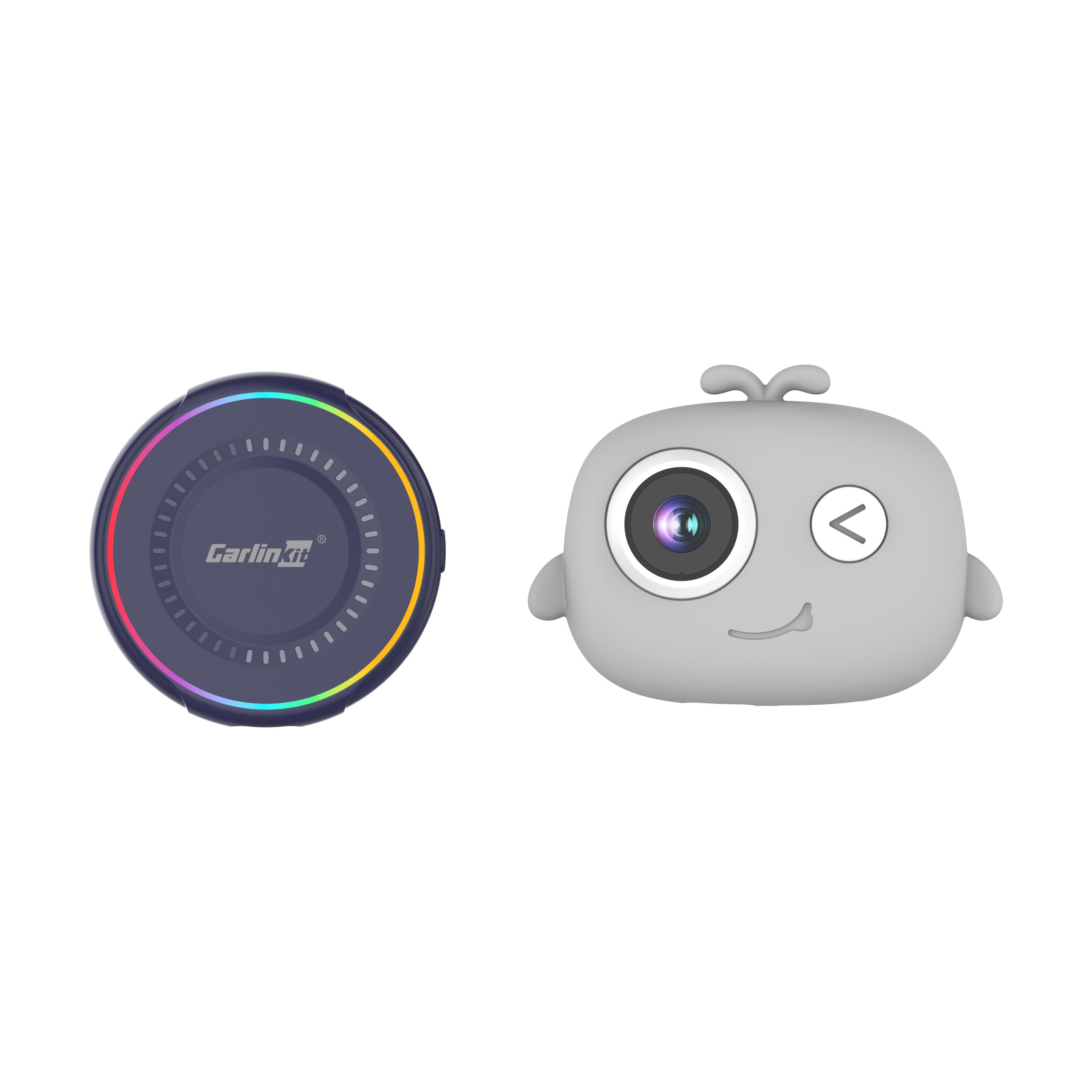 Carlinkit DashVue rear seat baby monitor and wireless CarPlay adapter