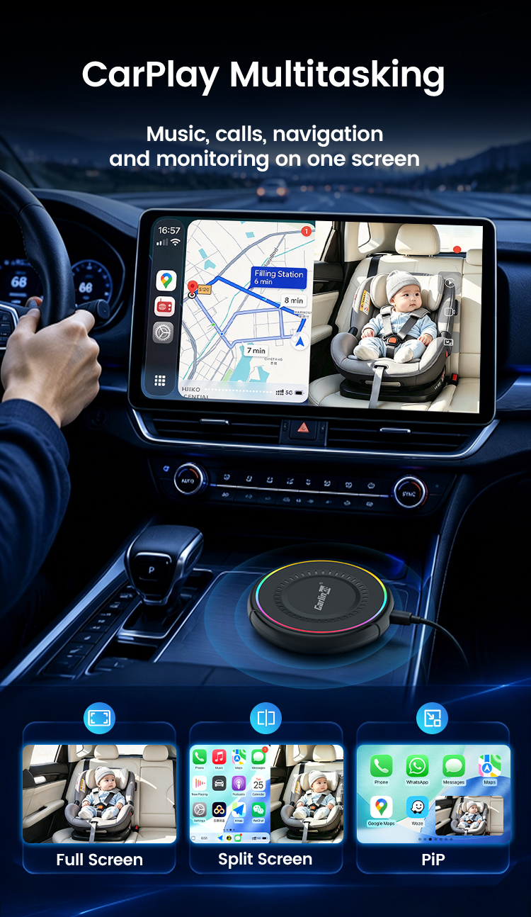 Split screen and picture-in-picture with navigation